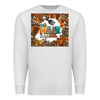 Oatmeal Heather hair tech Premium Sweatshirt - AdoDesignShop
