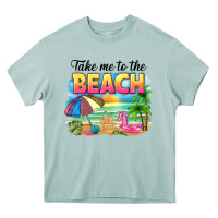 Arona take me to the beach Heavy Core Tee - NancyCooperArtShop