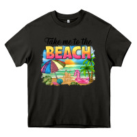 Asphalt take me to the beach Heavy Core Tee - NancyCooperArtShop
