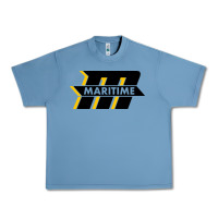 Pebble Blue massachusetts maritime academy Urban Heavy Tee - maiPhamDesign