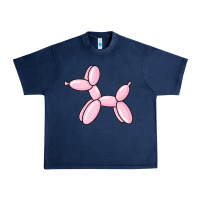 Navy balloon dog pink Urban Heavy Tee - maiPhamDesign