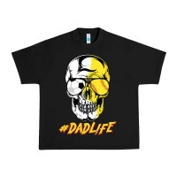 Black Dad life Sugar Skull for Soccer Softball Halloween Costume Urban Heavy Tee - maiPhamDesign