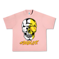 Salmon Dad life Sugar Skull for Soccer Softball Halloween Costume Urban Heavy Tee - maiPhamDesign