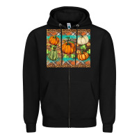 Black fall pumpkin Zipper Hoodie - BarkalooDesign