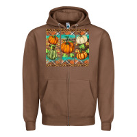 Chestnut fall pumpkin Zipper Hoodie - BarkalooDesign