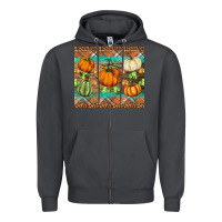 Smoke fall pumpkin Zipper Hoodie - BarkalooDesign