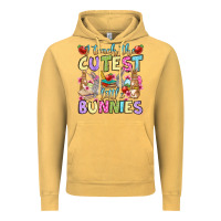 Vintage Mustard Easter Day I teach the cutest little bunnies Vintage Hoodie - OliviaCreatesArt