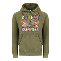 Vintage Olive Easter Day I teach the cutest little bunnies Vintage Hoodie - OliviaCreatesArt