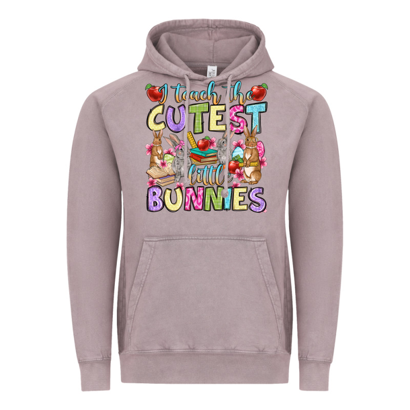 Easter Day I Teach The Cutest Little Bunnies Vintage Hoodie by OliviaCreatesArt | Teevron