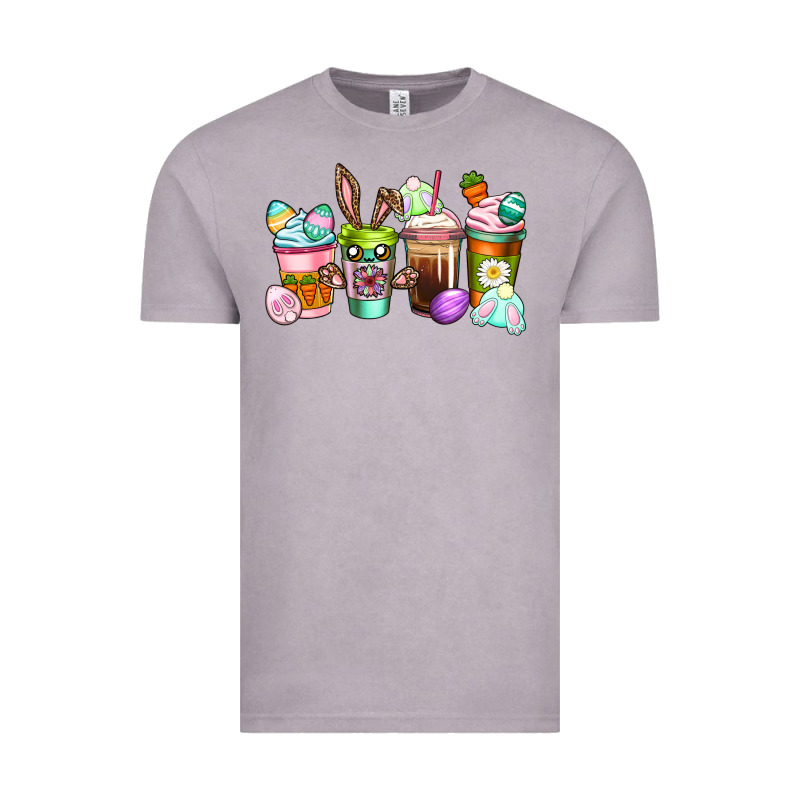 Easter Coffee Cups Easter Day Vintage Tee by CowGirlArtShop | Teevron