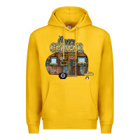 Lemon Happy Camper Premium Hoodie - CowhideDigitalArt