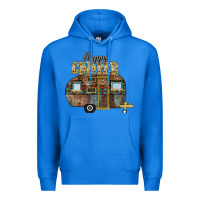 True Royal Happy Camper Premium Hoodie - CowhideDigitalArt