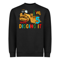 Black i'm 5 and digging it Heavyweight Sweatshirt - Artiststas