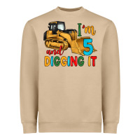 Mushroom i'm 5 and digging it Heavyweight Sweatshirt - Artiststas