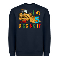Navy i'm 5 and digging it Heavyweight Sweatshirt - Artiststas