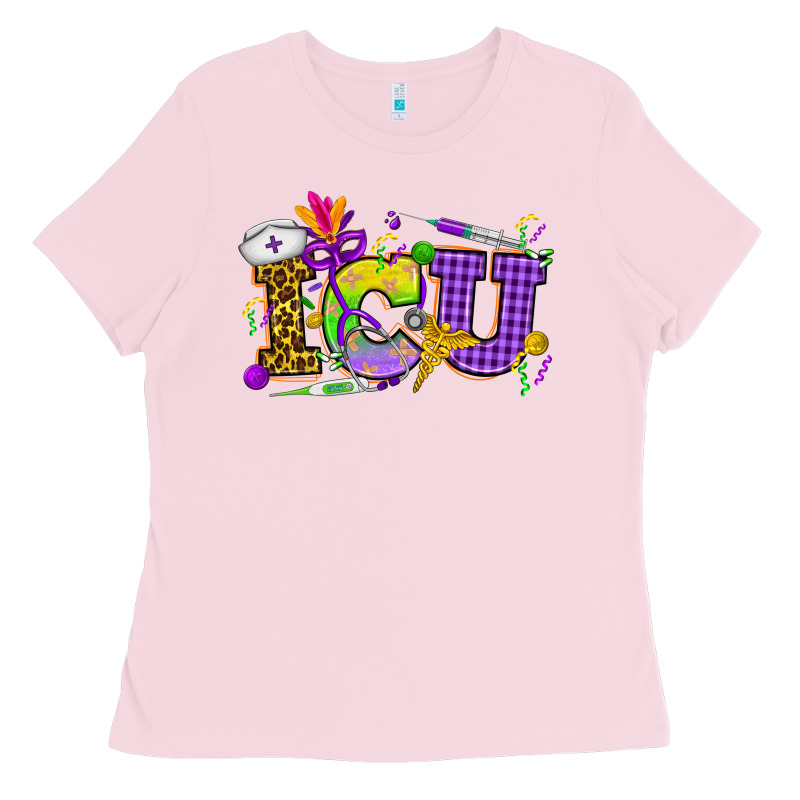 Mardi Gras Icu Nurse Ladies Tee by HowdyJamesFarm | Teevron