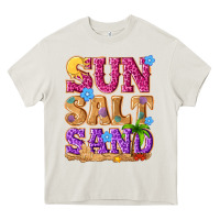 Cream sun salt sand summer Heavy Core Tee - NancyCooperArtShop
