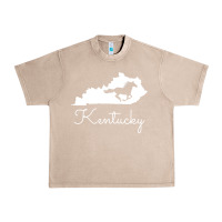 French Oak Kentucky Horse Map State , best gift, costume, halloween, xmas, christ Urban Heavy Tee - maiPhamDesign