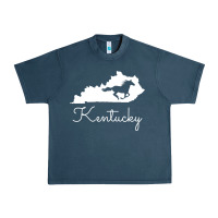 Midnight Navy Kentucky Horse Map State , best gift, costume, halloween, xmas, christ Urban Heavy Tee - maiPhamDesign