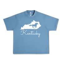 Pebble Blue Kentucky Horse Map State , best gift, costume, halloween, xmas, christ Urban Heavy Tee - maiPhamDesign