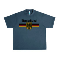 Midnight Navy DEUTSCHLAND Germany Flag Coat of Arms Eagle Banner Vintage , best gift Urban Heavy Tee - maiPhamDesign