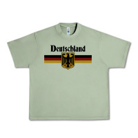 Oil Green DEUTSCHLAND Germany Flag Coat of Arms Eagle Banner Vintage , best gift Urban Heavy Tee - maiPhamDesign