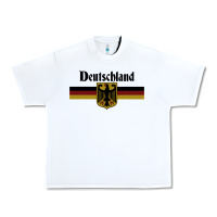 White DEUTSCHLAND Germany Flag Coat of Arms Eagle Banner Vintage , best gift Urban Heavy Tee - maiPhamDesign