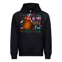 Black i may look calm but in my head ive pecked you 3 ti Urban Hoodie - JahusDesignShop