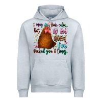 Heather Grey i may look calm but in my head ive pecked you 3 ti Urban Hoodie - JahusDesignShop
