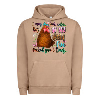 Pigment Burro i may look calm but in my head ive pecked you 3 ti Urban Hoodie - JahusDesignShop