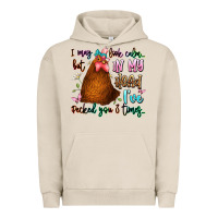 Pigment French Oak i may look calm but in my head ive pecked you 3 ti Urban Hoodie - JahusDesignShop