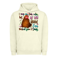Pigment Pistachio i may look calm but in my head ive pecked you 3 ti Urban Hoodie - JahusDesignShop