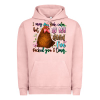 Pigment Salmon i may look calm but in my head ive pecked you 3 ti Urban Hoodie - JahusDesignShop