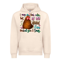 Sandshell i may look calm but in my head ive pecked you 3 ti Urban Hoodie - JahusDesignShop