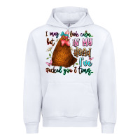 White i may look calm but in my head ive pecked you 3 ti Urban Hoodie - JahusDesignShop