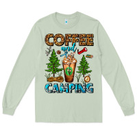 Matcha Coffee And Camping Frappe Long Sleeve Tee - FaDigitalArtStudio