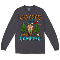 Smoke Coffee And Camping Frappe Long Sleeve Tee - FaDigitalArtStudio