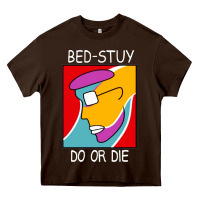 Chocolate Brown bed stuy do or die Heavy Core Tee - maiPhamDesign