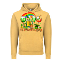 Vintage Mustard St. Patrick's wine glasses Vintage Hoodie - OliviaCreatesArt