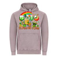 Vintage Zinc St. Patrick's wine glasses Vintage Hoodie - OliviaCreatesArt