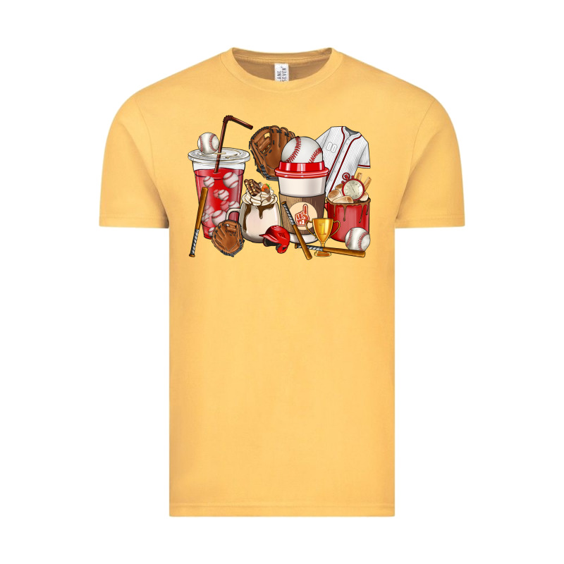 Baseball Coffee Cups Vintage Tee by HowdyJamesFarm | Teevron
