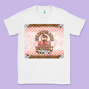 Oversimulated Mama University Classic Tee Designed By Tumblerdesignbyshophia