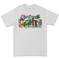 Dove Grey christmas lights are my favorite Premium Tee - texasbilliewilder