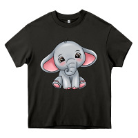 Asphalt elephant Heavy Core Tee - texasbilliewilder