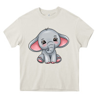 Cream elephant Heavy Core Tee - texasbilliewilder