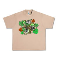 Burro St. Patrick's Day shamrock leopard and cowhide Urban Heavy Tee - CowGirlArtShop