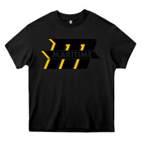 Black massachusetts maritime academy Heavy Core Tee - maiPhamDesign