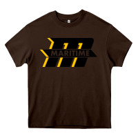 Chocolate Brown massachusetts maritime academy Heavy Core Tee - maiPhamDesign