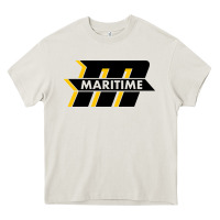 Cream massachusetts maritime academy Heavy Core Tee - maiPhamDesign