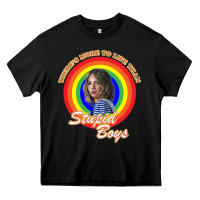 Black Things There's Something Stranger Heavy Core Tee - maiPhamDesign
